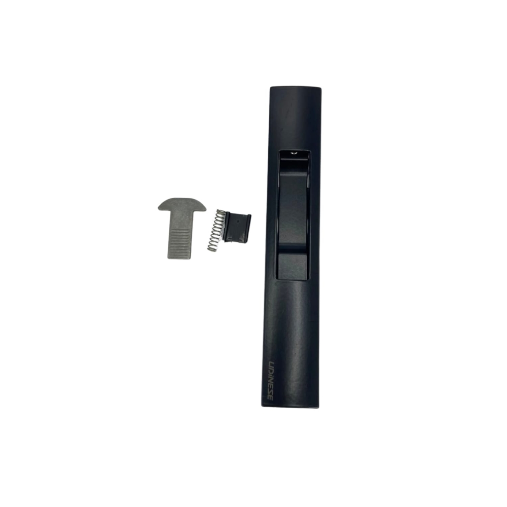 Fecho Concha 7411/A Square 160mm Slide Lingueta Suprema - Preto