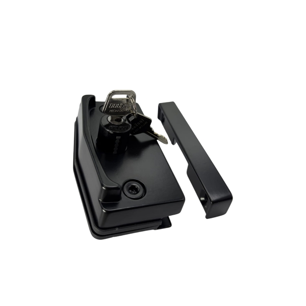 Kit Porta Correr V/A Modelo Cadeirinha, Kit 10, VsM, Preto