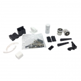 Kit Acessorio Para Box Frontal Tubular 8mm - KitF1 - Branco