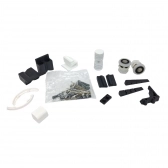 Kit Acessorio Para Box Frontal Tubular 8mm - KitF1 - Branco