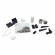 Kit Acessorio Para Box Frontal Tubular 8mm - KitF1 - Branco
