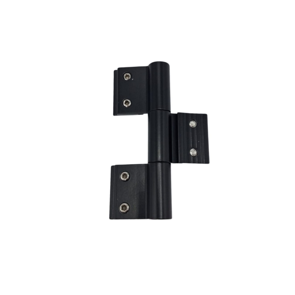 Dobradiça 3 Abas L25, 60Kg Udinese (3un.) - Dob8403AbasUdmax - Preto