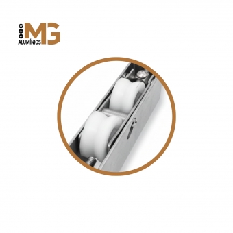 Roldana Gold Inox Dupla 150Kg, RG-150