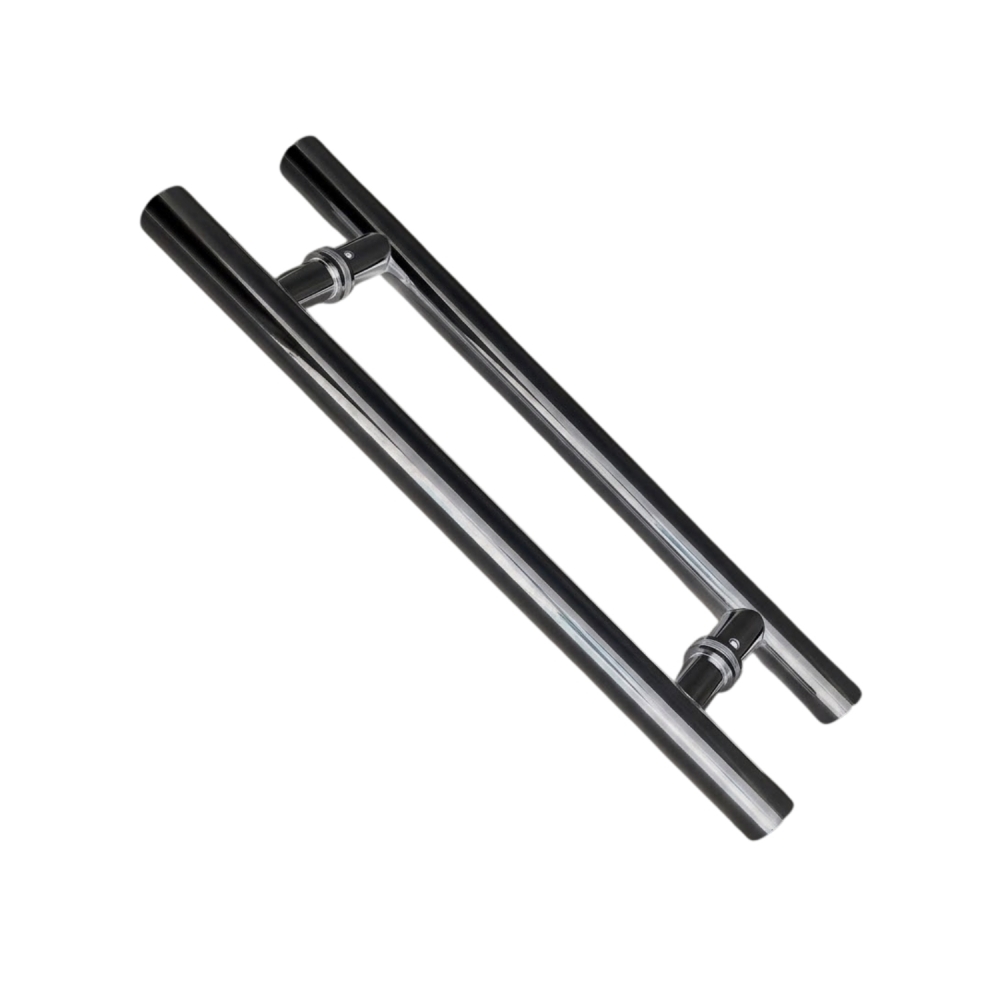 Puxador Tubular De 40cm (30cm Entre Furos) - Preto