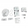 Kit Janela Basculante Kit06 MA - Branco