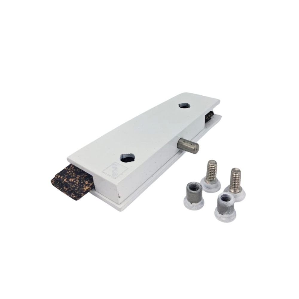 Dobradiça Superior Para Porta de Abrir Blindex (1101) - Branco