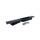 Fecho Concha 76011/A Touch Screen Quadrado 160mm - Preto