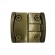 Fechadura Bate Fecha Pequeno V/V 1570N - Bronze