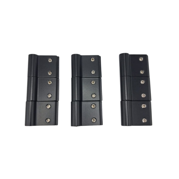 Dobradiça Dob751 Conv. 30 e 35, 3 Abas 60Kg Udinese (3un) - Preto