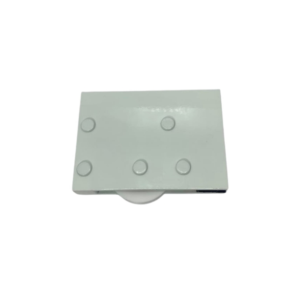 Roldana Deslizante Mini - Trilho Convencional MG001 - Branco