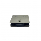 Roldana Mini Janela 1126 (Trilho Inferior) - Cromado