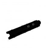 Guia Deslizante Suprema Trilho Macarrão (Nyl332C),12 un. - Preto