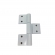 Dobradiça Dob751 Conv. 30 e 35, 3 Abas 60Kg Udinese (3un) - Branco