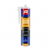 Adesivo Silicone Acético Branco e Preto Autofix, (240g)