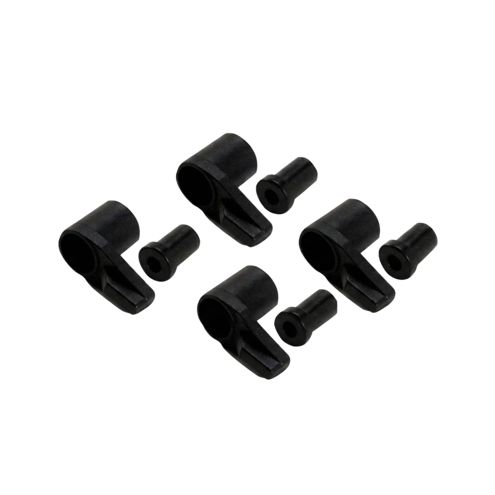 Kit Trava Fixadora Para Tela Mosquiteira (4 Peças) - Preto