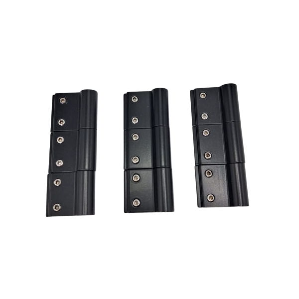 Dobradiça 3 Abas L25, 60Kg Udinese (3un.) - Dob8403AbasUdmax - Preto