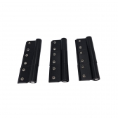 Dobradiça 3 Abas L25, 60Kg Udinese (3un.) - Dob8403AbasUdmax - Preto