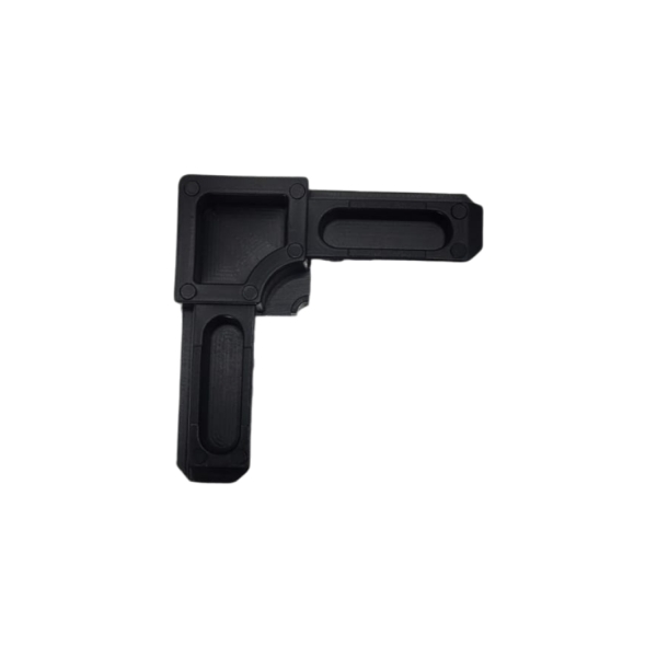 Acessorio Canto Tela Mosquiteira Perfil A057/DP009 - Preto