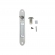 Fecho Concha C/ Chave 7411/Ac 160mm Slide Lingueta Suprema - Branco