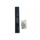 Fecho Concha 74011/A  Slide Quadrado 160mm - Preto