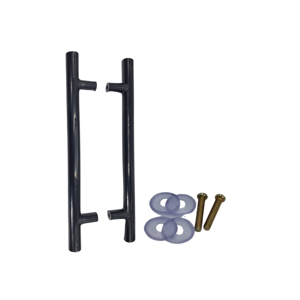 Puxador H 420 x 300 ABS Tubular (PuxHoney) - Preto
