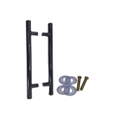 Puxador H 420 x 300 ABS Tubular (PuxHoney) - Preto