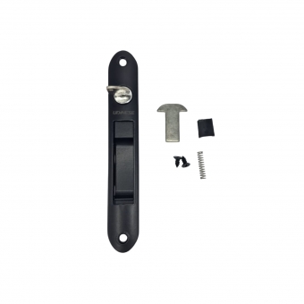 Fecho Concha C/ Chave 7411/Ac 160mm Slide Lingueta Suprema