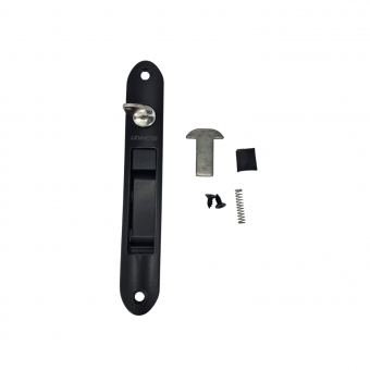 Fecho Concha C/ Chave 7411/Ac 160mm Slide Lingueta Suprema