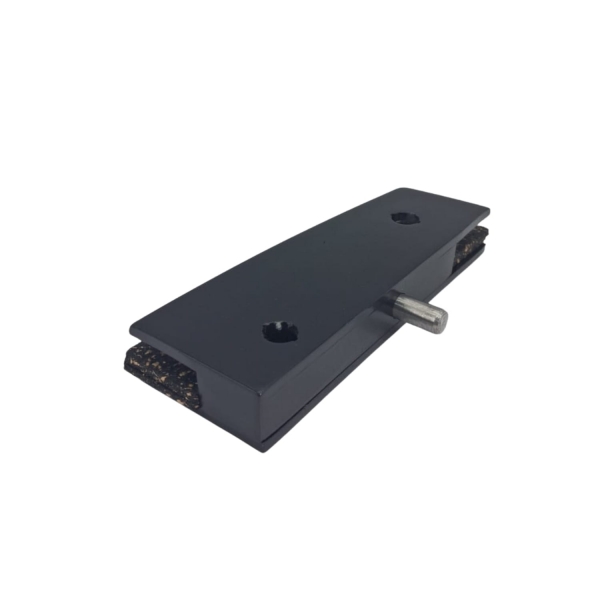 Dobradiça Superior Para Porta de Abrir Blindex (1101) - Preto