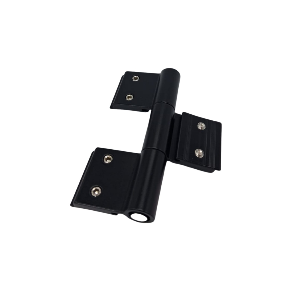 Dobradiça Dob751 Conv. 30 e 35, 3 Abas 60Kg Udinese (3un) - Preto