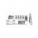 Fechadura (Stam) Auxiliar 1003 Inox, Chave Tetra - BRANCO