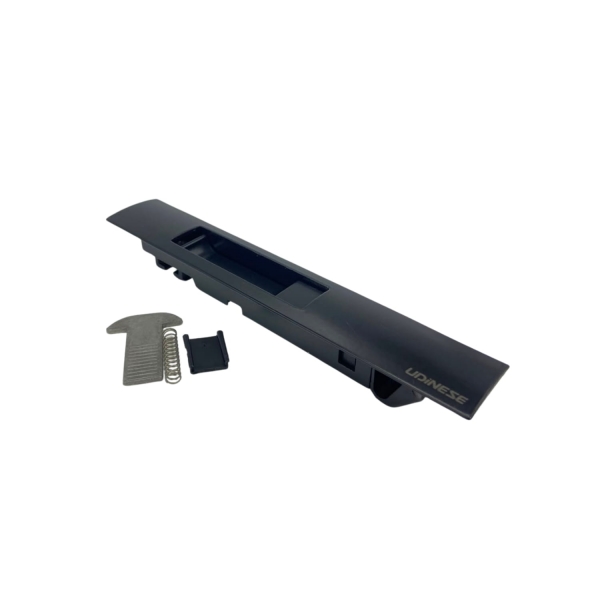 Fecho Concha 7411/A Square 160mm Slide Lingueta Suprema - Preto