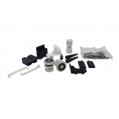 Kit Acessorio Para Box Quadrado (Reto) 8mm - KitF1R - Branco
