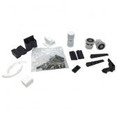 Kit Acessorio Para Box Frontal Tubular 8mm - KitF1 - Branco