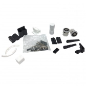 Kit Acessorio Para Box Frontal Tubular 8mm - KitF1 - Branco
