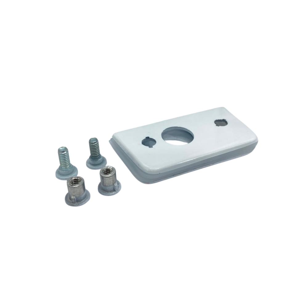 Fechadura Com Miolo Para Porta De Abrir 1520 - Branco