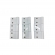 Dobradiça Dob751 Conv. 30 e 35, 3 Abas 60Kg Udinese (3un) - Branco