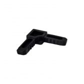 Acessorio Canto Tela Mosquiteira Perfil A057/DP009 - Preto