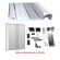 Kit Box Banheiro F1 Alumínio Branco 1,20m x 1,90m (BF1/1,20)