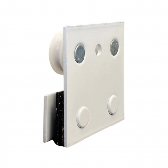Carrinho Duplo Para Porta de Correr (Aço Carbono) - 1122