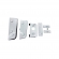 Kit Porta de Abrir Pivotante MA (Kit01) - Branco