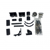 Kit Acessorio Para Box Frontal Tubular 8mm - KitF1 - Preto