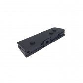Dobradiça Inferior Para Pivô Invertido TecnoLock (1103S) - Preto
