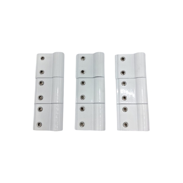Dobradiça 3 Abas L25, 60Kg Udinese (3un.) - Dob8403AbasUdmax - Branco