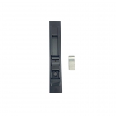 Fecho Concha 76011/A Touch Screen Quadrado 160mm - Preto