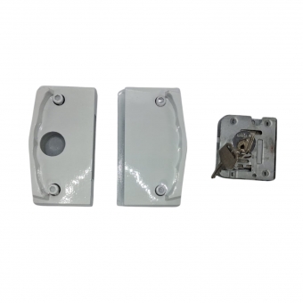 Kit 11 TecnoLock Branco - Fechadura P/ Janela Correr V/V