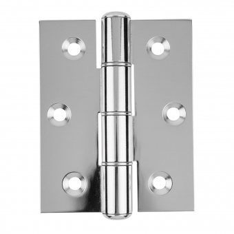 Dobradiça De Aluminio 70x70 (3Furos)