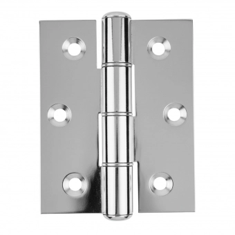Dobradiça De Aluminio 70x70 (3Furos)