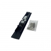 Fecho Concha 74011/A  Slide Quadrado 160mm - Preto