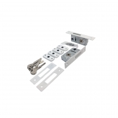 Fechadura (Stam) Auxiliar 1003 Inox, Chave Tetra - BRANCO